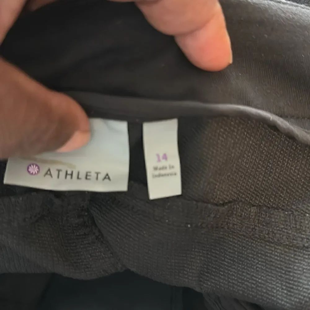Athleta Black Athletic Pants 14 - Picture 6 of 7